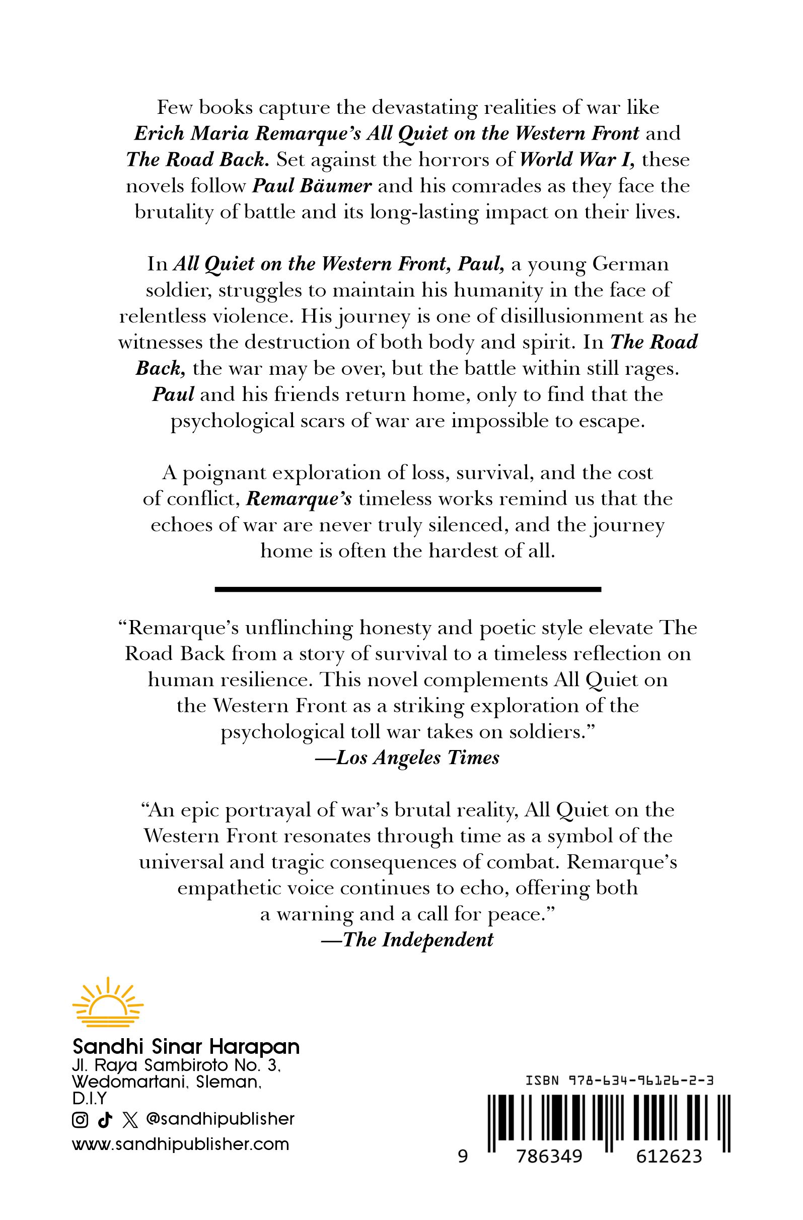 All Quiet on the Western Front and The Road Back by Erich Maria Remarque - Image 2